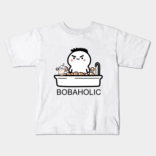 Bobaholic Bath! Kids T-Shirt